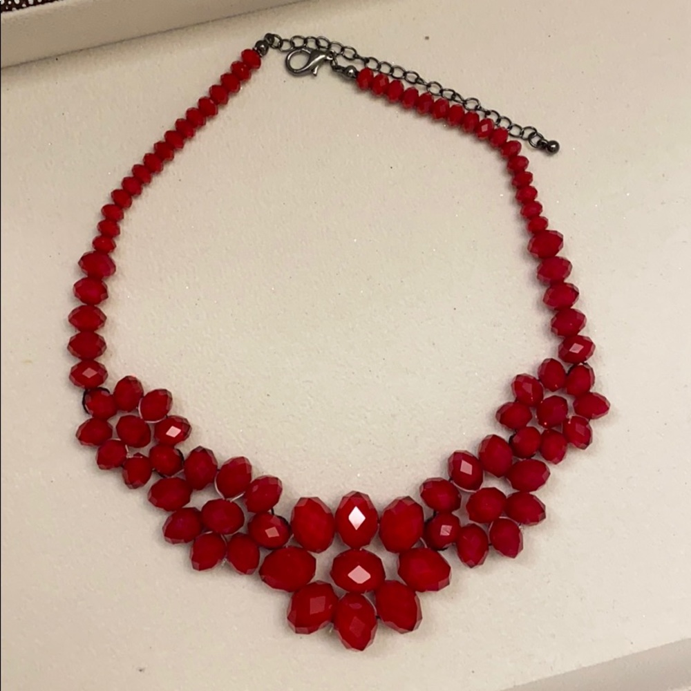 Red necklaces